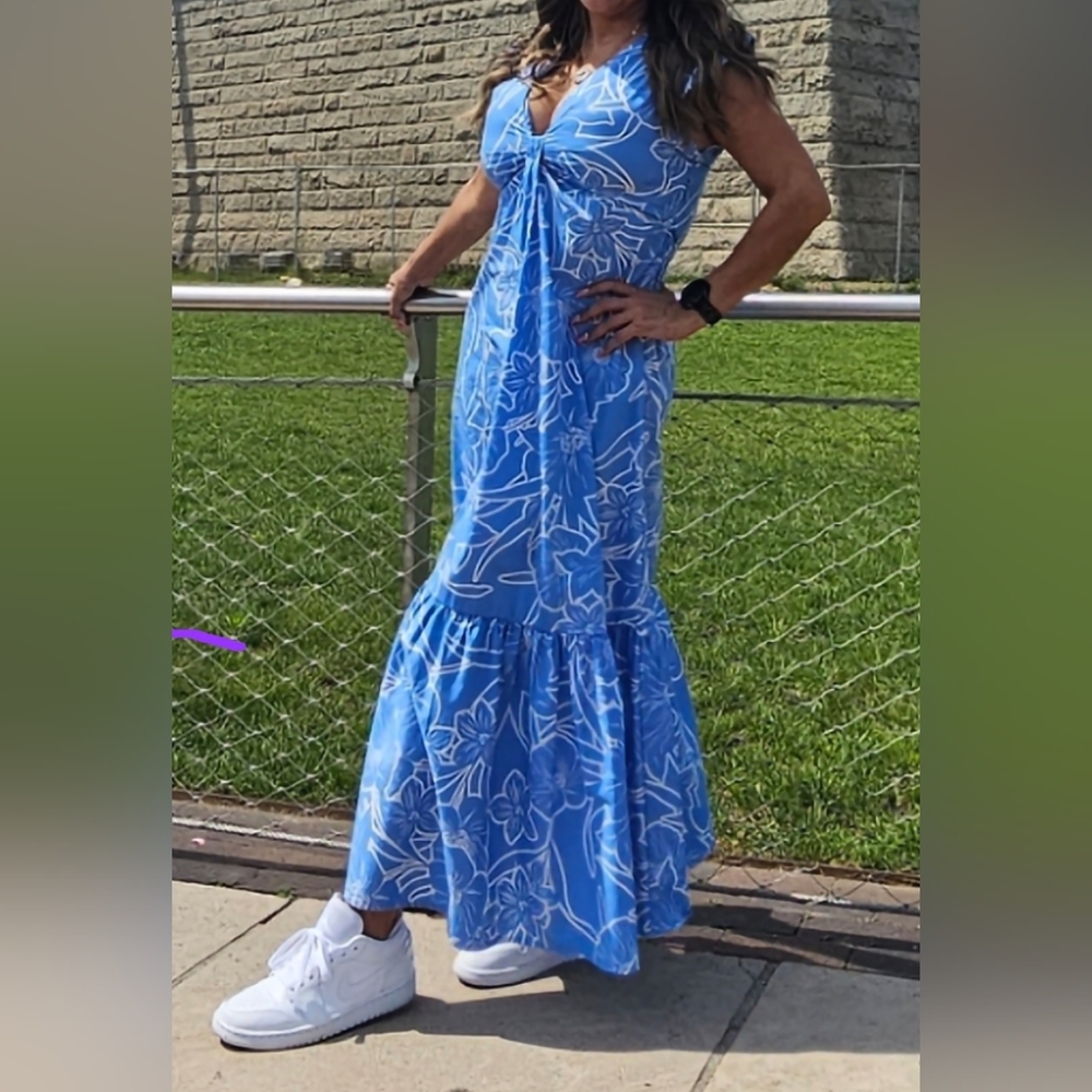 Steve Madden Blue Floral Dress
